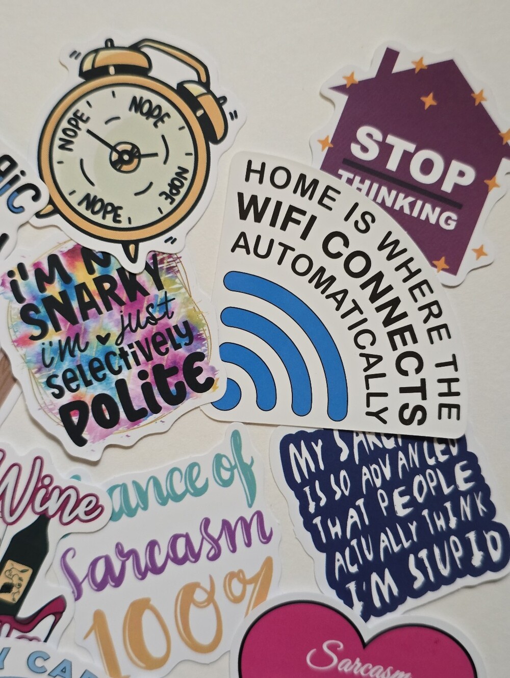 Assorted Sarcasm Sticker Pack - Picture 5 of 10